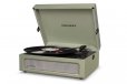 Crosley Voyager Portable Turntable Sage + Free Record Storage Crate