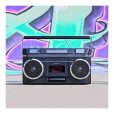 Crosley Blast Bluetooth Boombox, Cassette Player & AM/FM Radio, Black