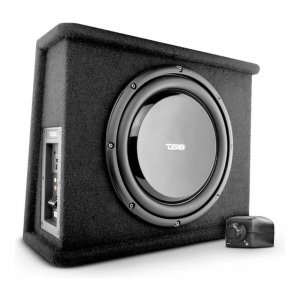 DS18 SB10A 10" Shallow Amplified Sealed Subwoofer Enclosure 350W