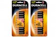 Duracell Coppertop AA Alkaline Battery x 20