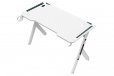 EKKIO RGB Gaming Desk Y Shape White 140cm