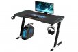 EKKIO RGB Gaming Desk Z Shape Black 120cm