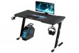 EKKIO RGB Gaming Desk Z Shape Black 120cm