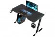 EKKIO RGB Gaming Desk Z Shape Black 120cm