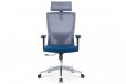 EKKIO Ava Office Chair Grey & Blue