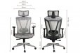 EKKIO Byron Office Chair - Silver