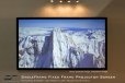Elite Screens ER120DHD3 120" Sable Frame CineGrey 3D Projection Screen