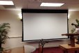 Elite Screens Evanesce Tab Tension 120" In-Ceiling Electric Screen