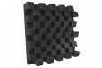 Elite Sound Acoustics Diffuser Panel 120mm Foam Laminate Black