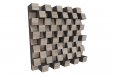 Elite Sound Acoustics Diffuser Panel 120mm Foam Laminate Sonoma