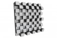 Elite Sound Acoustics Diffuser Panel 120mm Foam Laminate White
