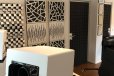 Elite Sound Acoustics Diffuser Panel 120mm Foam Laminate White