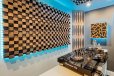 Elite Sound Acoustics Diffuser Panel 120mm Foam Laminate White
