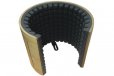 Elite Sound Acoustic Microphone Isolation Shield Foam Screen Wood