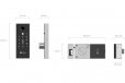 EZVIZ DL03 Pro Wi-Fi Fingerprint Smart Rim Lock