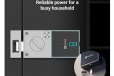 EZVIZ DL03 Pro Wi-Fi Fingerprint Smart Rim Lock