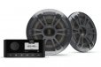 Fusion MS-RA60 Marine Stereo and EL Sports Speakers Bundle
