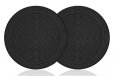 Fusion FM-F77RB 7.7" 200W Black Grille Flush Mount Marine Speakers