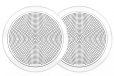 Fusion FM-F77RW 7.7" 200W White Grille Flush Mount Marine Speakers