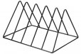 Gadhouse Vinyl Rack (Iron Wire) - Black