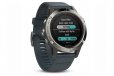 Garmin Fenix 5 GPS Multi Sport Watch Silver w/ Granite Blue Band