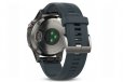 Garmin Fenix 5 GPS Multi Sport Watch Silver w/ Granite Blue Band