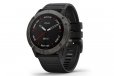 Garmin Fenix 6X Sapphire Carbon Gray DLC Black Band Watch 010-02157-12