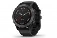 Garmin Fenix 6 Sapphire Carbon Gray DLC w/ Black Band 010-02158-12