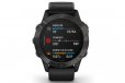Garmin Fenix 6 Sapphire Carbon Gray DLC w/ Black Band 010-02158-12