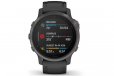 Garmin Fenix 6S Sapphire Carbon Grey DLC w/ Black Band 010-02159-26