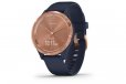 Garmin Vivomove 3S Smartwatch Rose Gold, Navy 010-02238-03