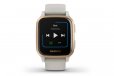 Garmin Venu Sq Music Watch Light Sand w/ Rose Gold Bezel 010-02426-11