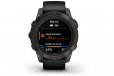 Garmin Fenix 7 Pro Sapphire Solar Carbon Gray DLC Titanium, Black Band