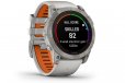 Garmin Fenix 7X Pro Sapphire Solar Titanium Fog Gray/Ember Orange Band