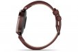 Garmin Lily 2 Smartwatch, Dark Bronze w Leather Band 010-02839-03