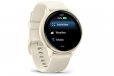 Garmin Vivoactive 6 GPS Fitness Smartwatch - Lunar Gold with Bone Band