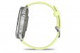 Garmin Venu 4 - 45 mm - Silver w/ Citron Silicone Band (010-03014-02)