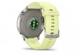 Garmin Venu 4 - 45 mm - Silver w/ Citron Silicone Band (010-03014-02)
