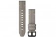 Garmin QuickFit 20 - Shale Gray Suede Leather Band 010-12876-00