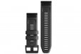Garmin QuickFit 26 - Graphite Silicone Band - 010-13117-01