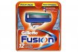 Gillette Fusion Manual Razor Blades Replacement Refill (12 Pack)