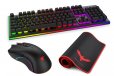 Havit RBG Backlit Wired Gaming Keyboard Mouse & Extra Long Pad