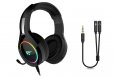 Havit HV-H2232D Gaming RGB Headset + 3.5mm Headset Mic Splitter Xbox