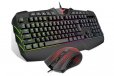 Havit Rainbow Backlit Wired Gaming Keyboard & Mouse Combo Black