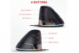 Havit HV-MS764 RGB Backlit Wired Ergonomic Vertical Mouse 4000dpi
