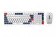 Havit Dual-Mode Wireless 2.4Ghz + Bluetooth Keyboard & Mouse - White