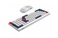 Havit Dual-Mode Wireless 2.4Ghz + Bluetooth Keyboard & Mouse - White
