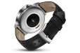Huawei Smart Watch Stainless Steel Case with Leather Strap