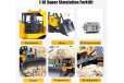 Huina 1554 Bulldozer 1:16 Scale Construction Toy Remote Control