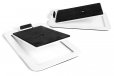Kanto S4 Angled Desktop Speaker Stands for Midsize Speakers Pair White